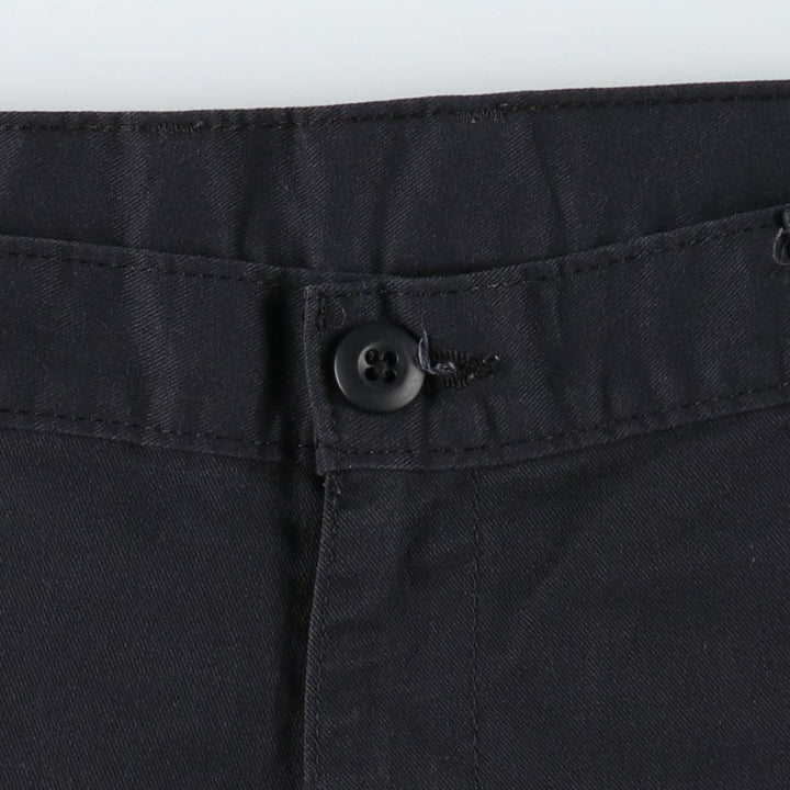 Dickies Work Shorts, Half Pants, Men's, W37 equivalent polyester black type Vintage Second Hand
