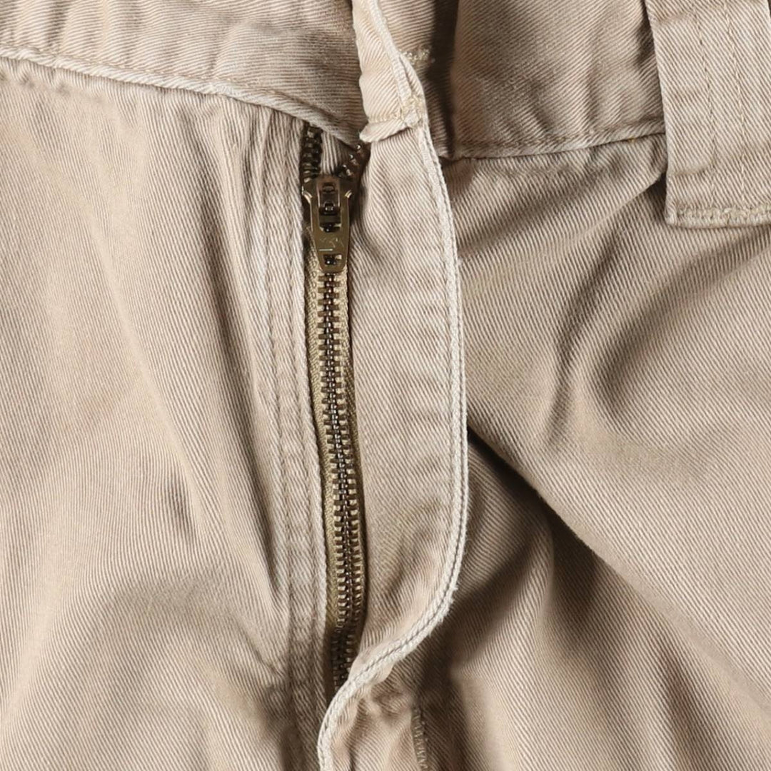 Carhartt work shorts, men's size W36 (approx.) cotton Beige type Vintage Second Hand