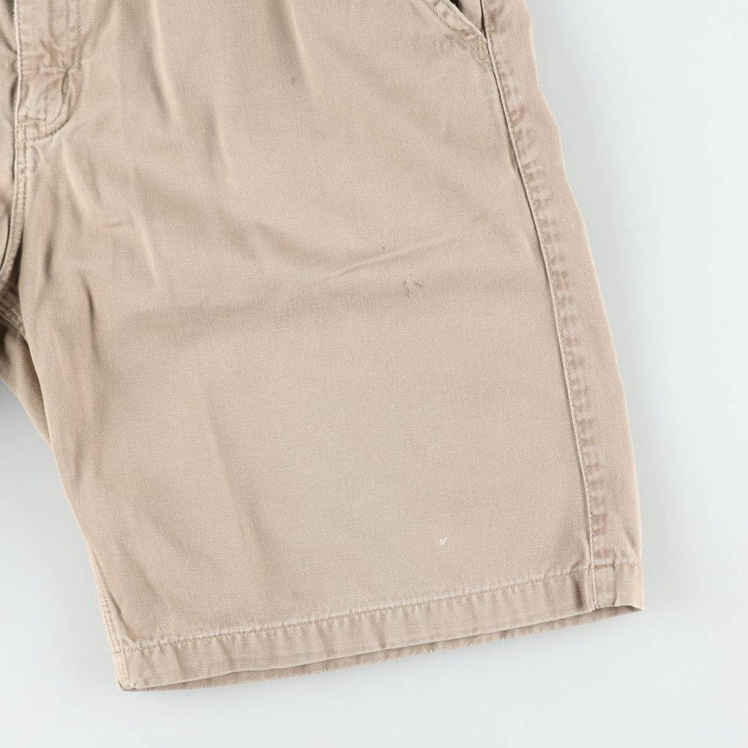 Carhartt work shorts, men's size W36 (approx.) cotton Beige type Vintage Second Hand