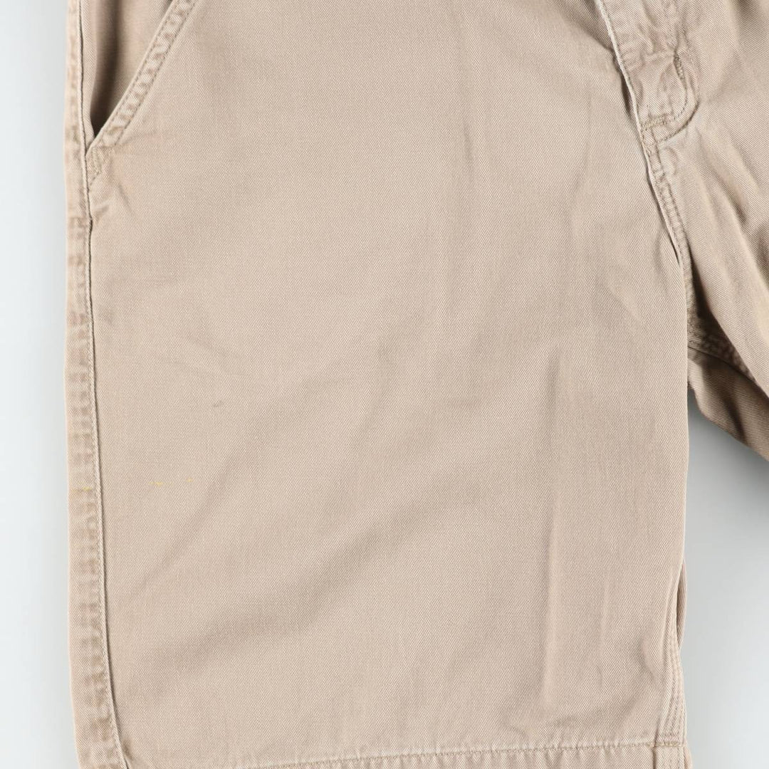 Carhartt work shorts, men's size W36 (approx.) cotton Beige type Vintage Second Hand