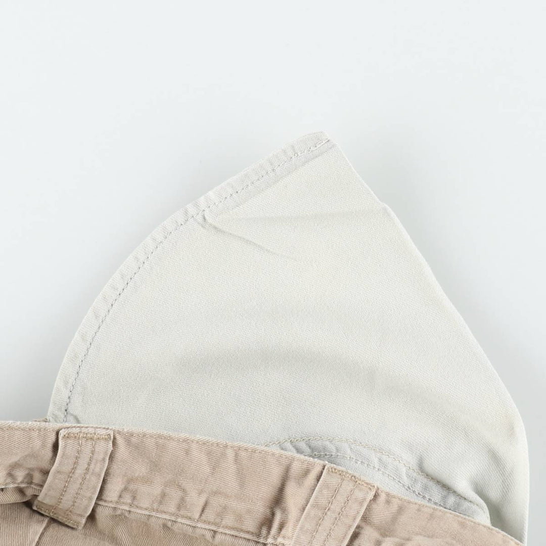 Carhartt work shorts, men's size W36 (approx.) cotton Beige type Vintage Second Hand