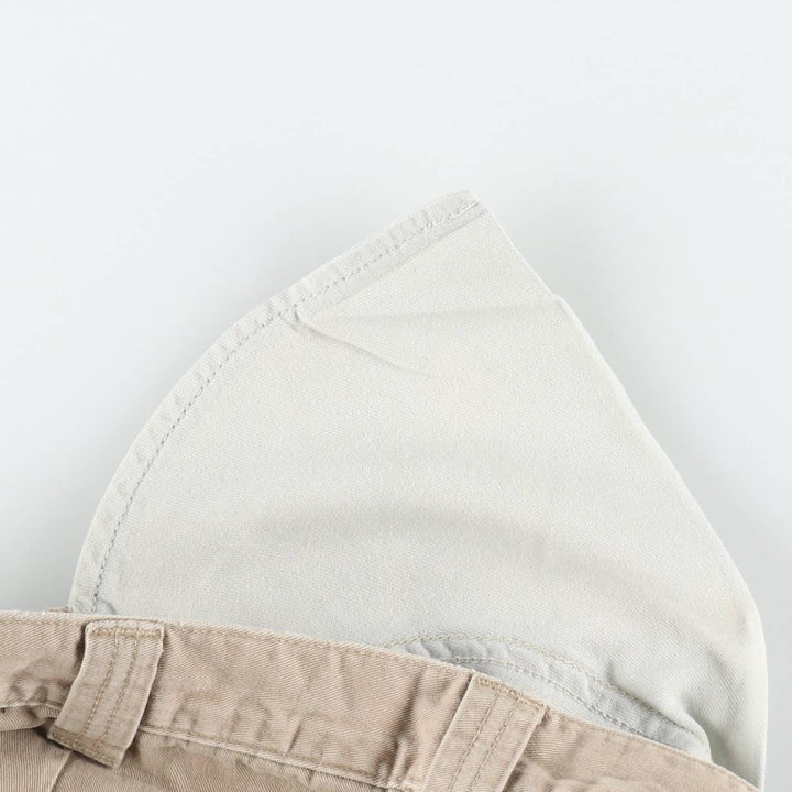 Carhartt work shorts, men's size W36 (approx.) cotton Beige type Vintage Second Hand
