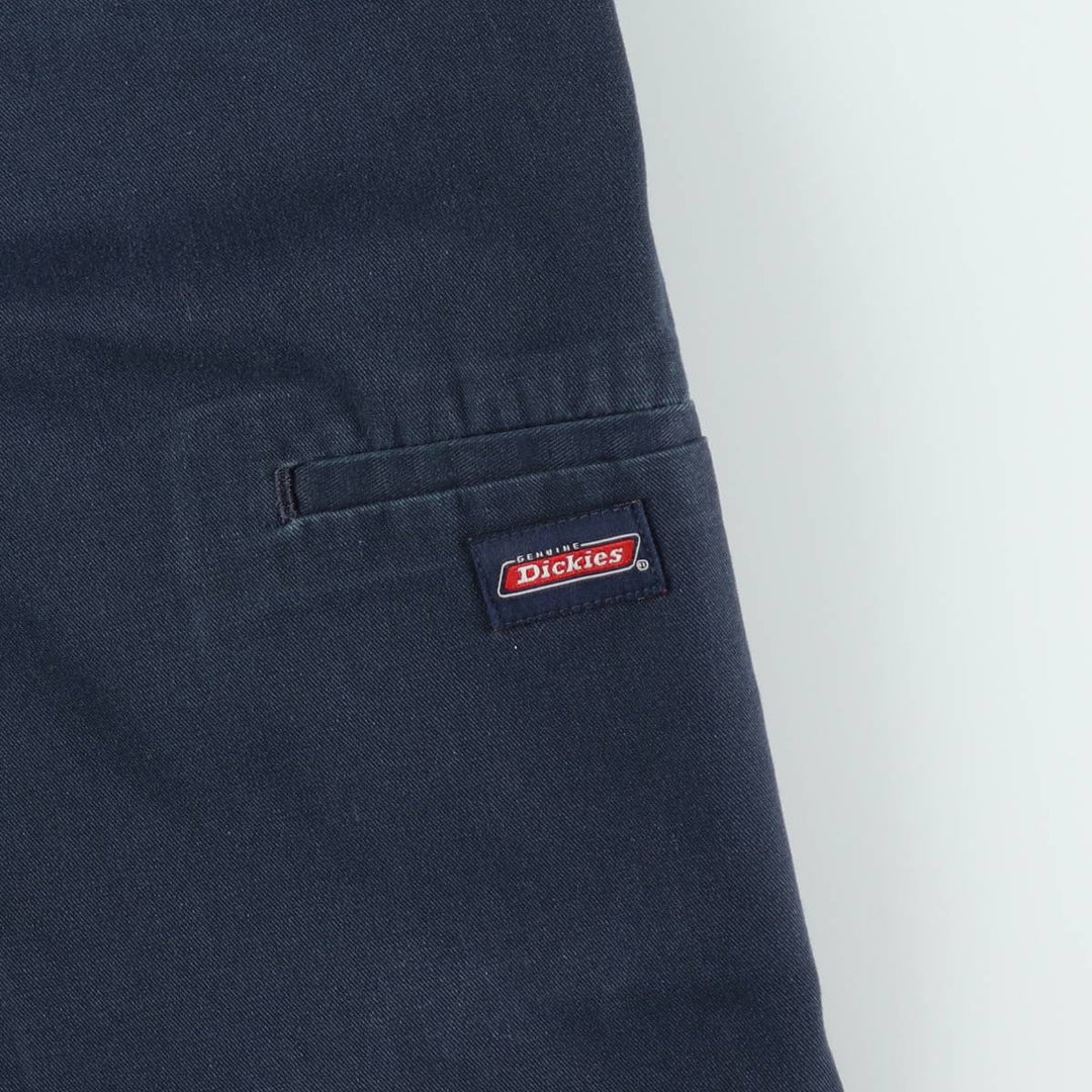 Dickies Work Shorts, Half Pants, Men's, W36 equivalent polyester navy blue type Vintage Second Hand