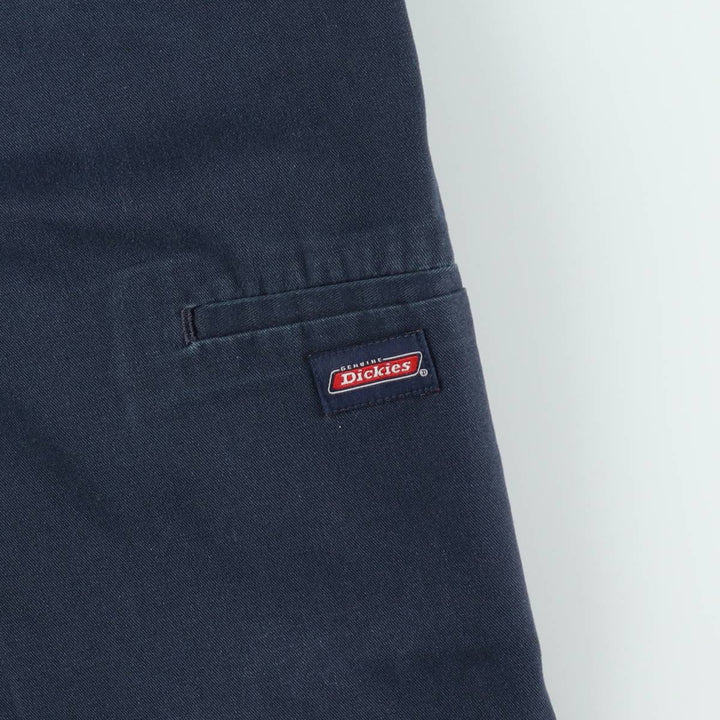 Dickies Work Shorts, Half Pants, Men's, W36 equivalent polyester navy blue type Vintage Second Hand