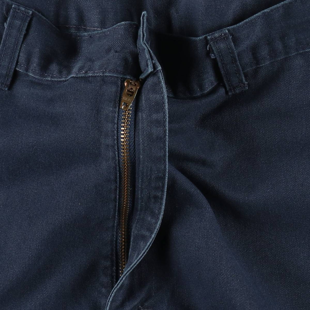 Dickies Work Shorts, Half Pants, Men's, W36 equivalent polyester navy blue type Vintage Second Hand