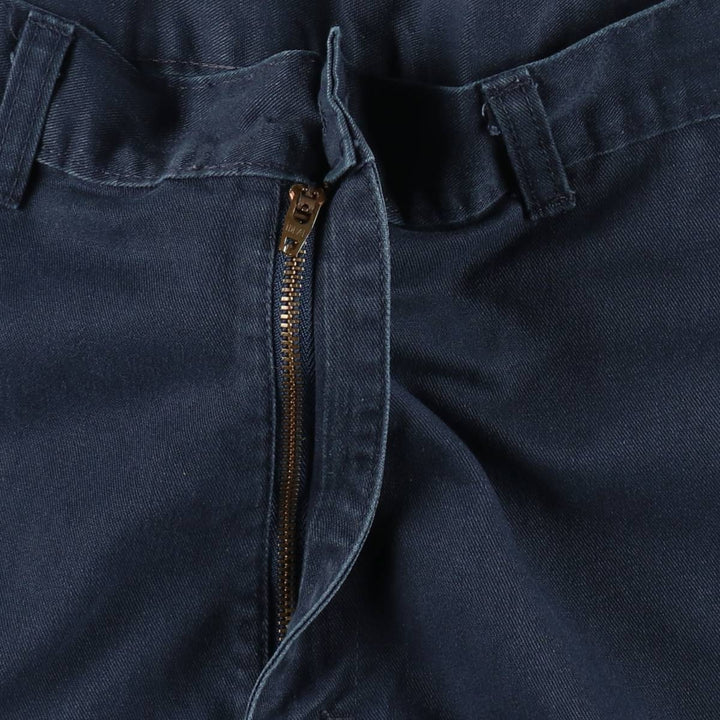 Dickies Work Shorts, Half Pants, Men's, W36 equivalent polyester navy blue type Vintage Second Hand