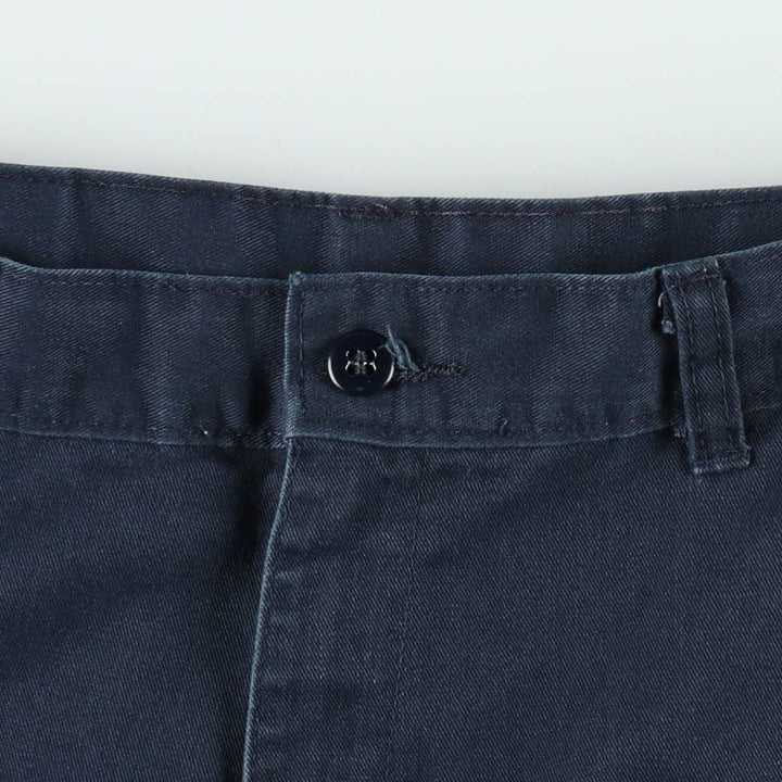Dickies Work Shorts, Half Pants, Men's, W36 equivalent polyester navy blue type Vintage Second Hand