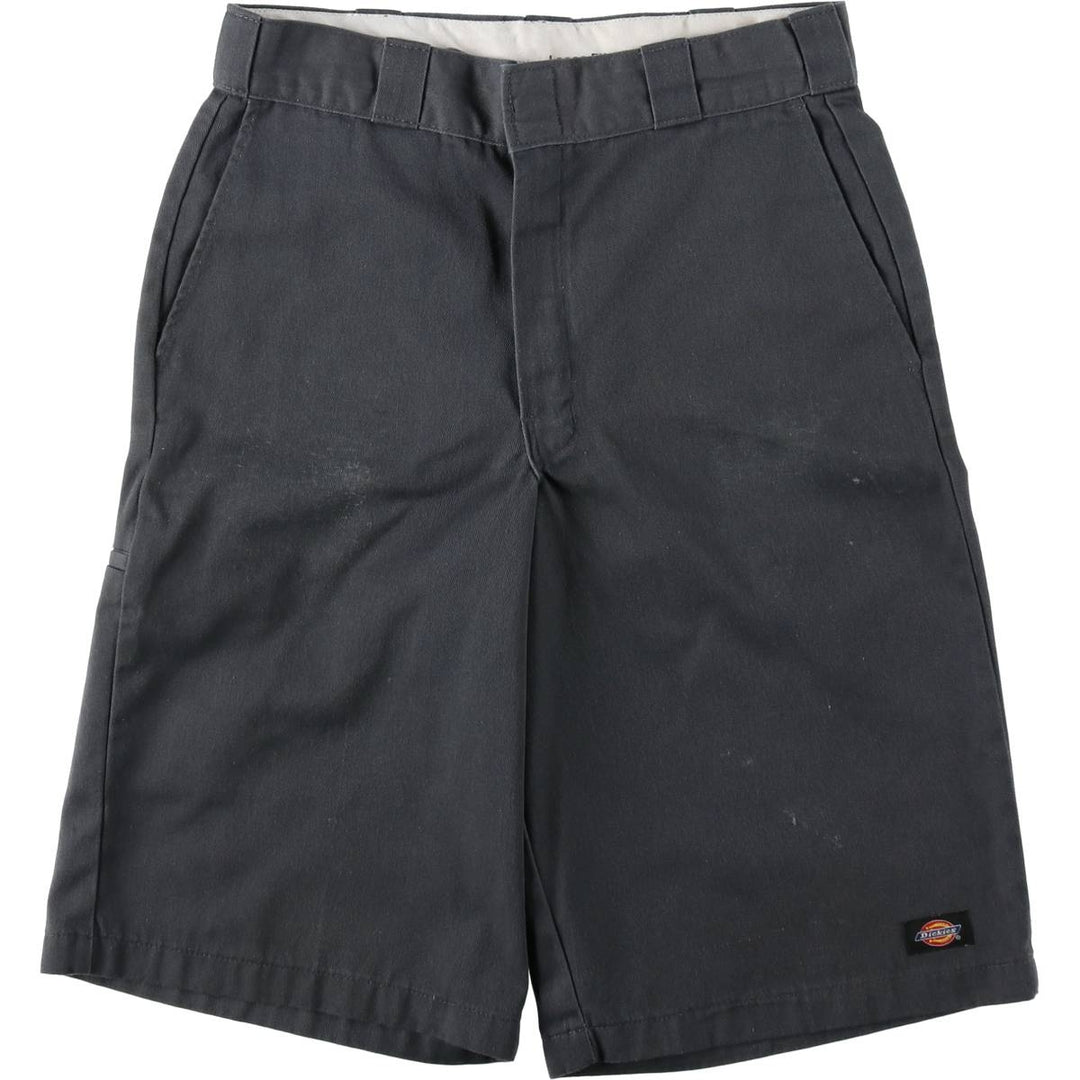Dickies Loose Fit Work Shorts, Half Pants, Men's, W30 equivalent polyester Charcoal Vintage Second Hand