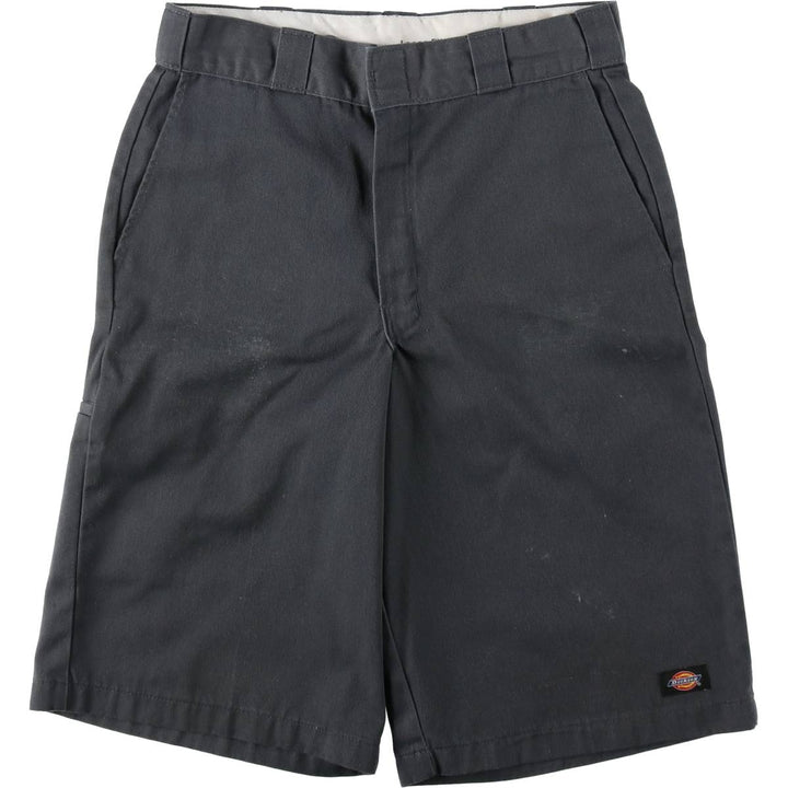Dickies Loose Fit Work Shorts, Half Pants, Men's, W30 equivalent polyester Charcoal Vintage Second Hand