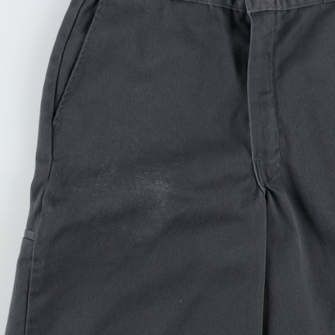 Dickies Loose Fit Work Shorts, Half Pants, Men's, W30 equivalent polyester Charcoal Vintage Second Hand