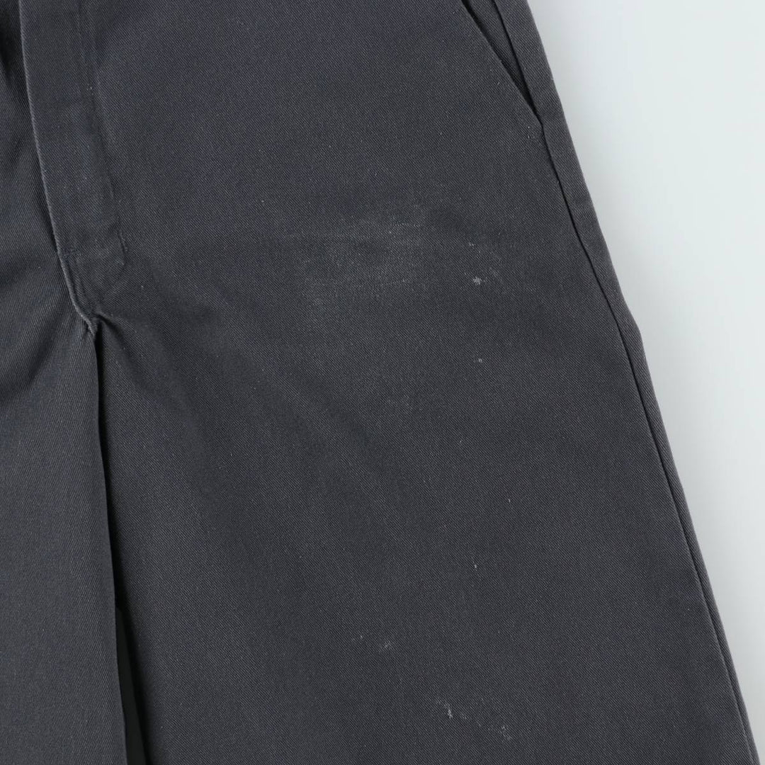 Dickies Loose Fit Work Shorts, Half Pants, Men's, W30 equivalent polyester Charcoal Vintage Second Hand
