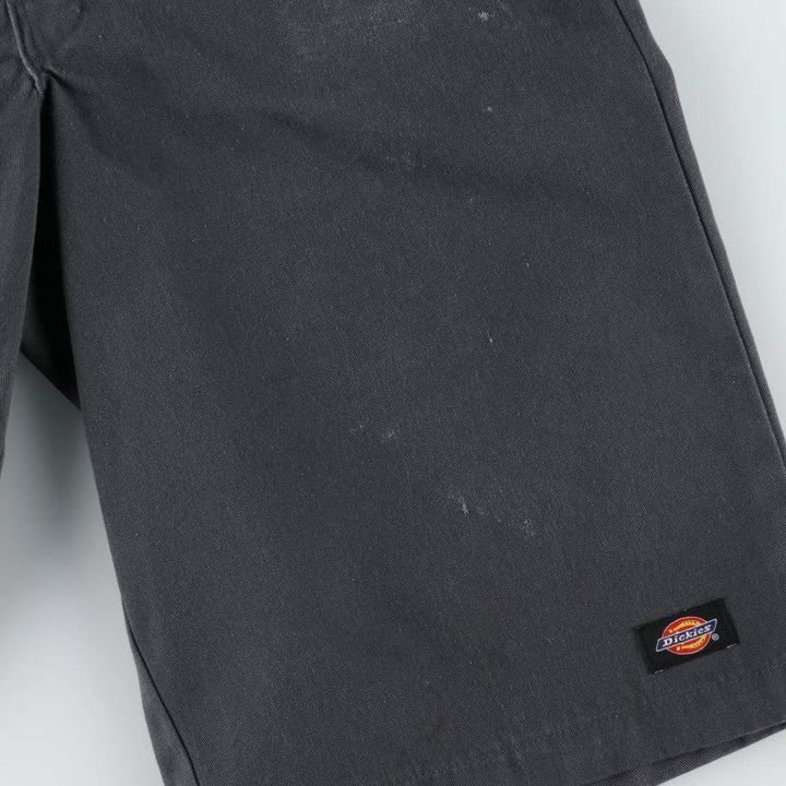 Dickies Loose Fit Work Shorts, Half Pants, Men's, W30 equivalent polyester Charcoal Vintage Second Hand