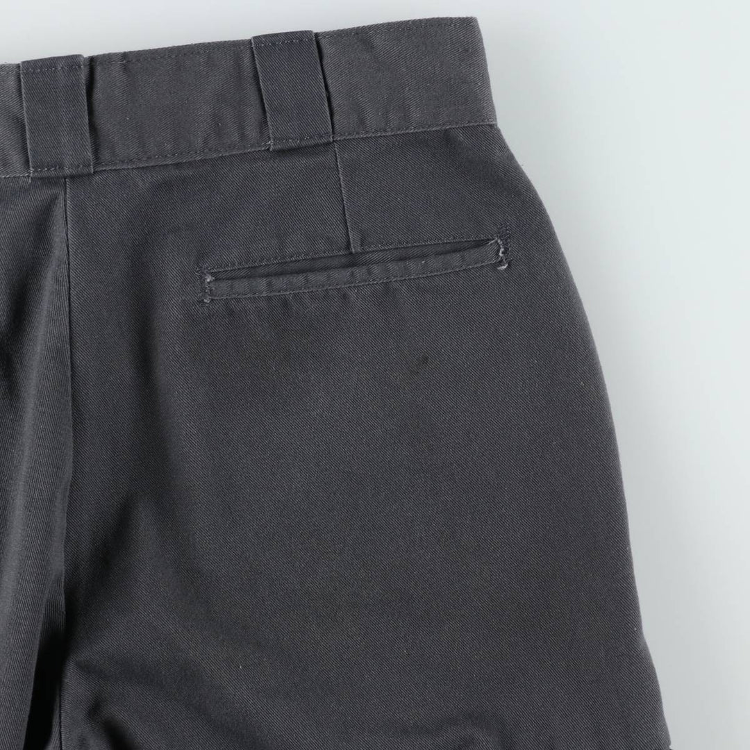 Dickies Loose Fit Work Shorts, Half Pants, Men's, W30 equivalent polyester Charcoal Vintage Second Hand