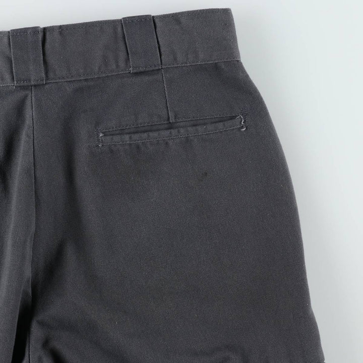 Dickies Loose Fit Work Shorts, Half Pants, Men's, W30 equivalent polyester Charcoal Vintage Second Hand