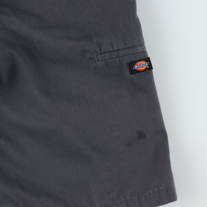 Dickies Loose Fit Work Shorts, Half Pants, Men's, W30 equivalent polyester Charcoal Vintage Second Hand