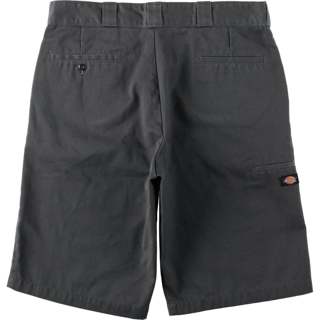 Dickies Relaxed Fit Work Shorts, Half Pants, Men's, W36 equivalent polyester gray type Vintage Second Hand
