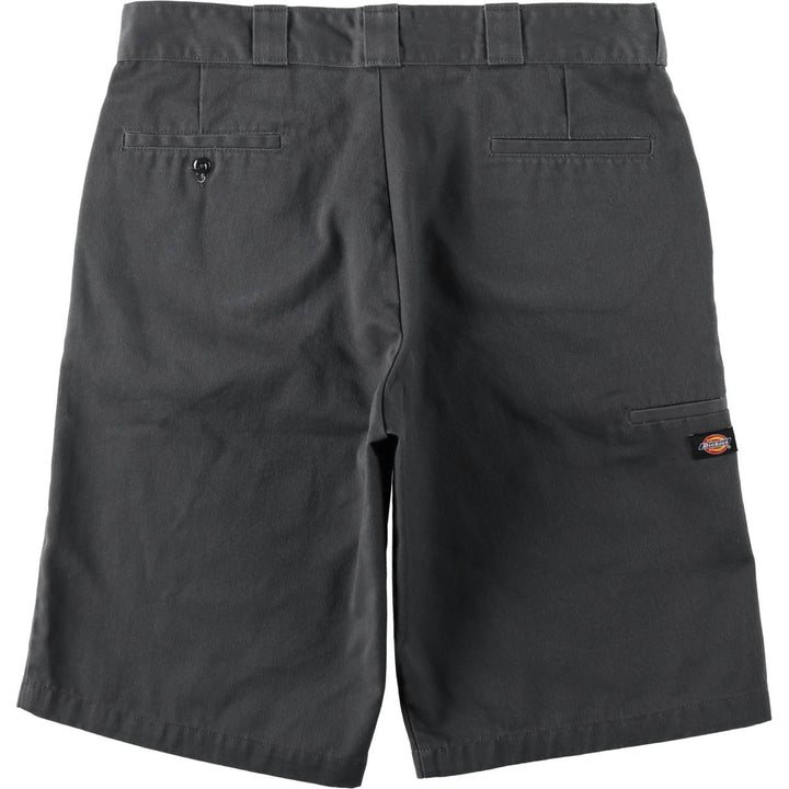 Dickies Relaxed Fit Work Shorts, Half Pants, Men's, W36 equivalent polyester gray type Vintage Second Hand