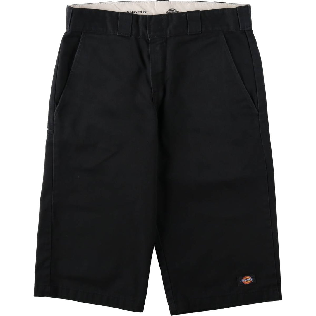 Dickies Relaxed Fit Work Shorts, Men's, Size W32 polyester black type Vintage Second Hand