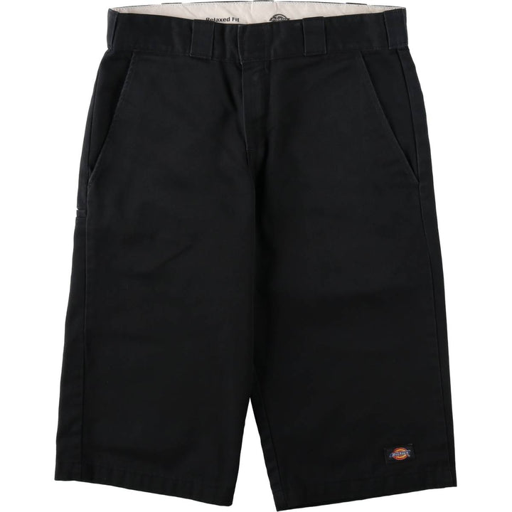 Dickies Relaxed Fit Work Shorts, Men's, Size W32 polyester black type Vintage Second Hand