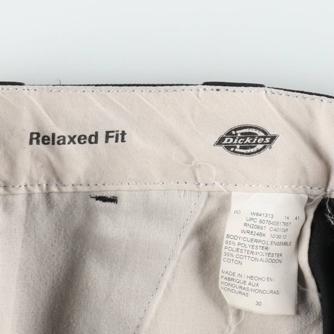 Dickies Relaxed Fit Work Shorts, Men's, Size W32 polyester black type Vintage Second Hand