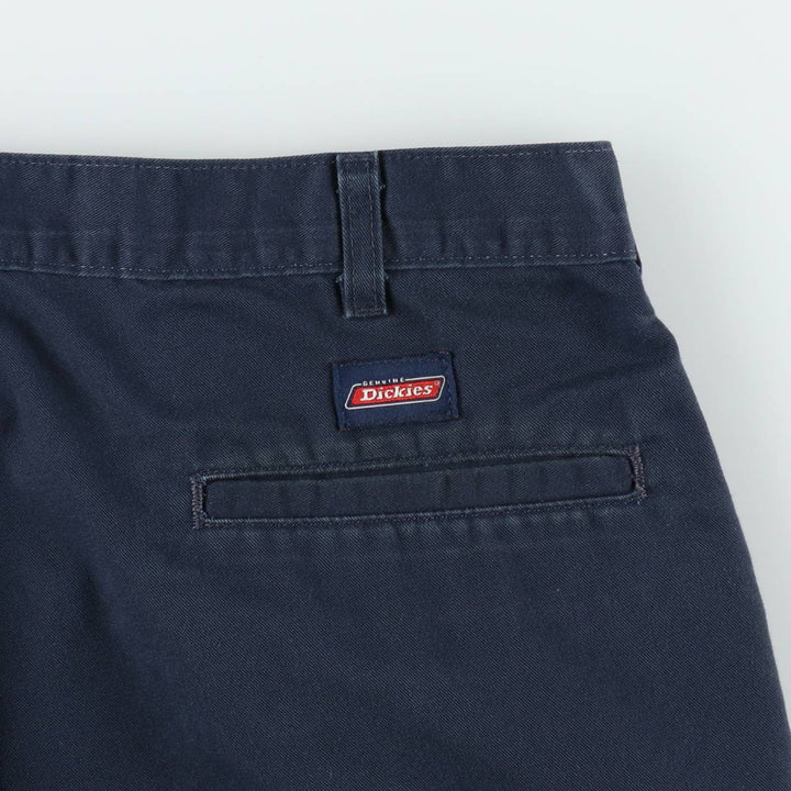 Dickies Work Shorts, Half Pants, Men's, W37 equivalent polyester navy blue type Vintage Second Hand