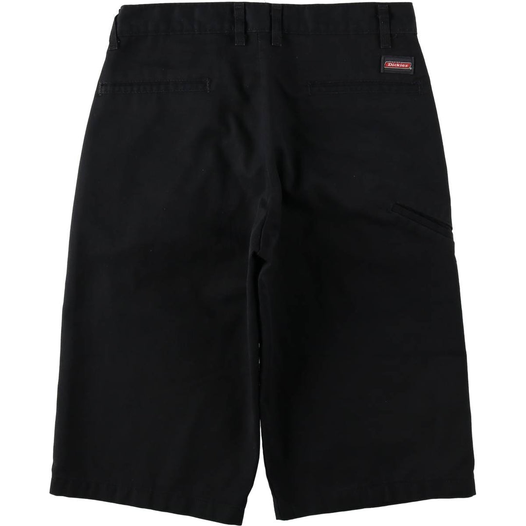 Dickies Work Shorts, Half Pants, Men's, W30 equivalent polyester black type Vintage Second Hand