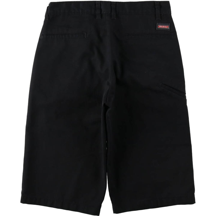 Dickies Work Shorts, Half Pants, Men's, W30 equivalent polyester black type Vintage Second Hand