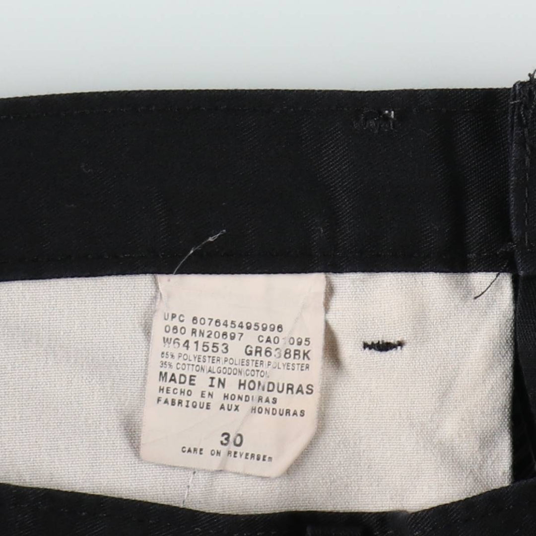 Dickies Work Shorts, Half Pants, Men's, W30 equivalent polyester black type Vintage Second Hand