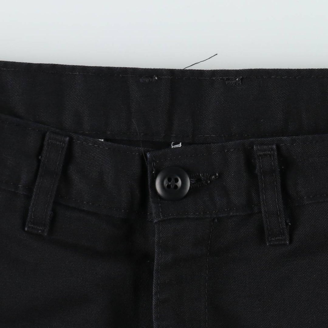 Dickies Work Shorts, Half Pants, Men's, W30 equivalent polyester black type Vintage Second Hand