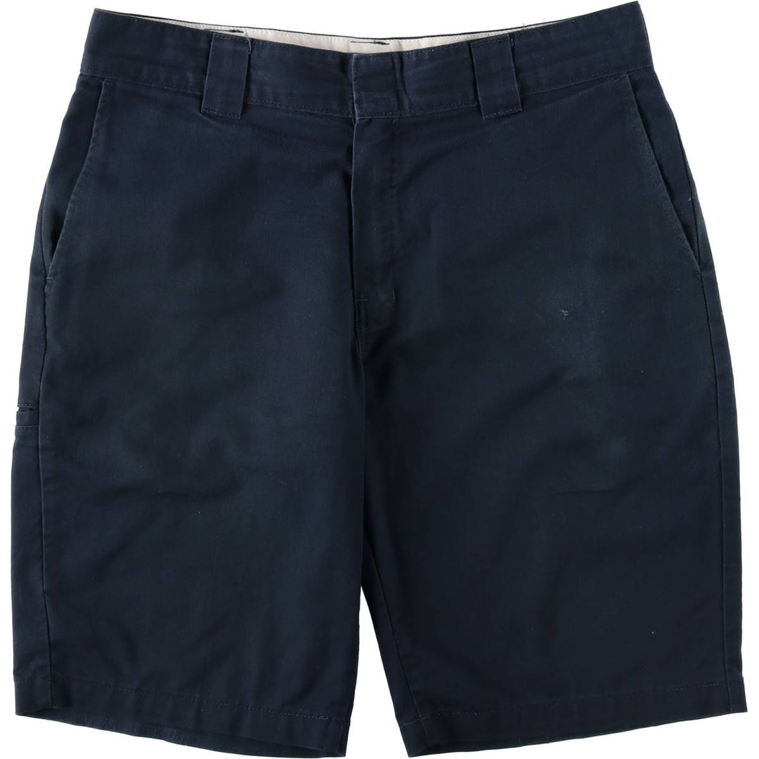 Dickies Regular Fit Work Shorts, Men's, Size W36 polyester navy blue type Vintage Second Hand