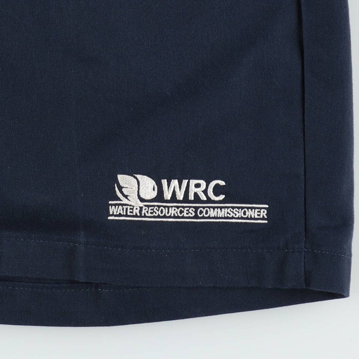 Dickies Relaxed Fit Work Shorts (Men's W36 equivalent) polyester navy blue type Vintage Second Hand