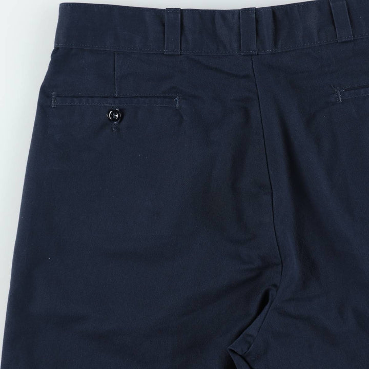 Dickies Relaxed Fit Work Shorts (Men's W36 equivalent) polyester navy blue type Vintage Second Hand