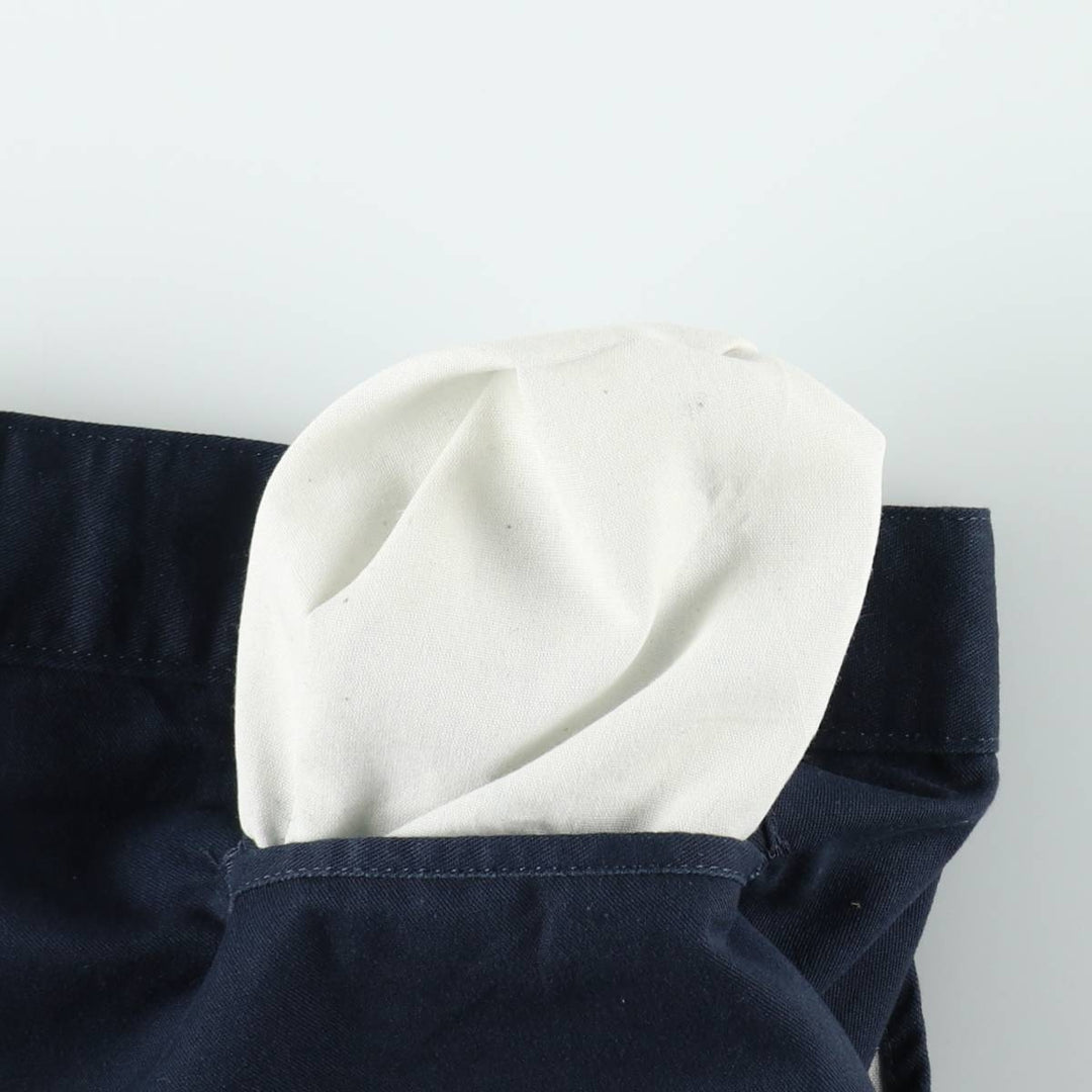 Dickies Relaxed Fit Work Shorts (Men's W36 equivalent) polyester navy blue type Vintage Second Hand