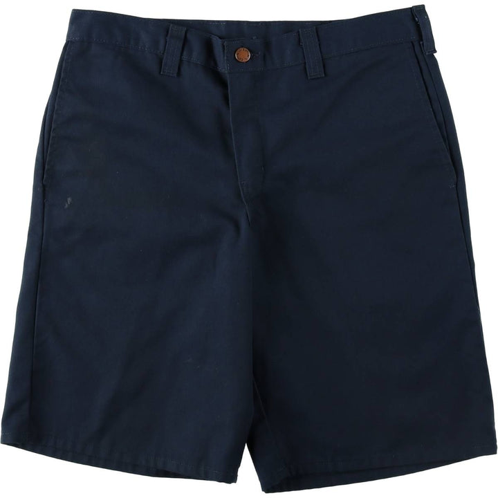 Dickies Regular Work Shorts, Men's W34 (approx.) polyester navy blue type Vintage Second Hand