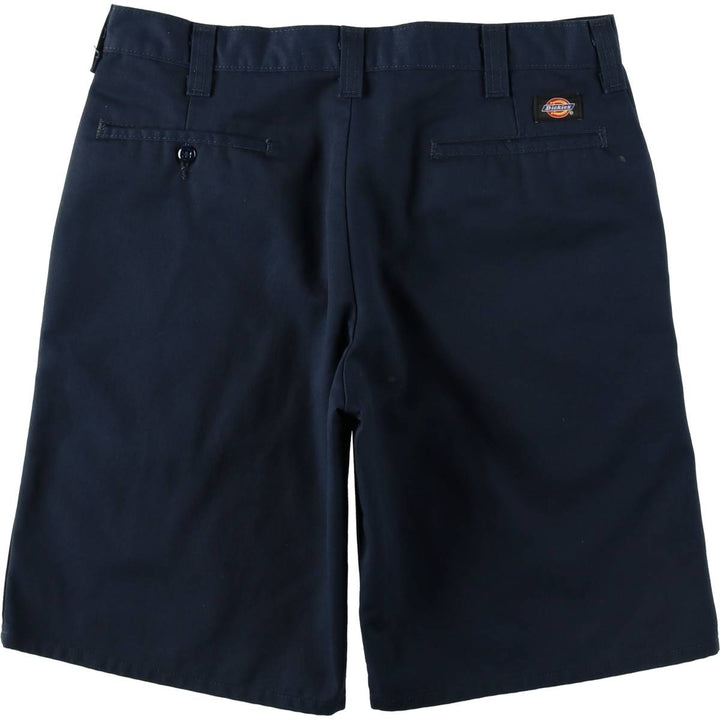 Dickies Regular Work Shorts, Men's W34 (approx.) polyester navy blue type Vintage Second Hand