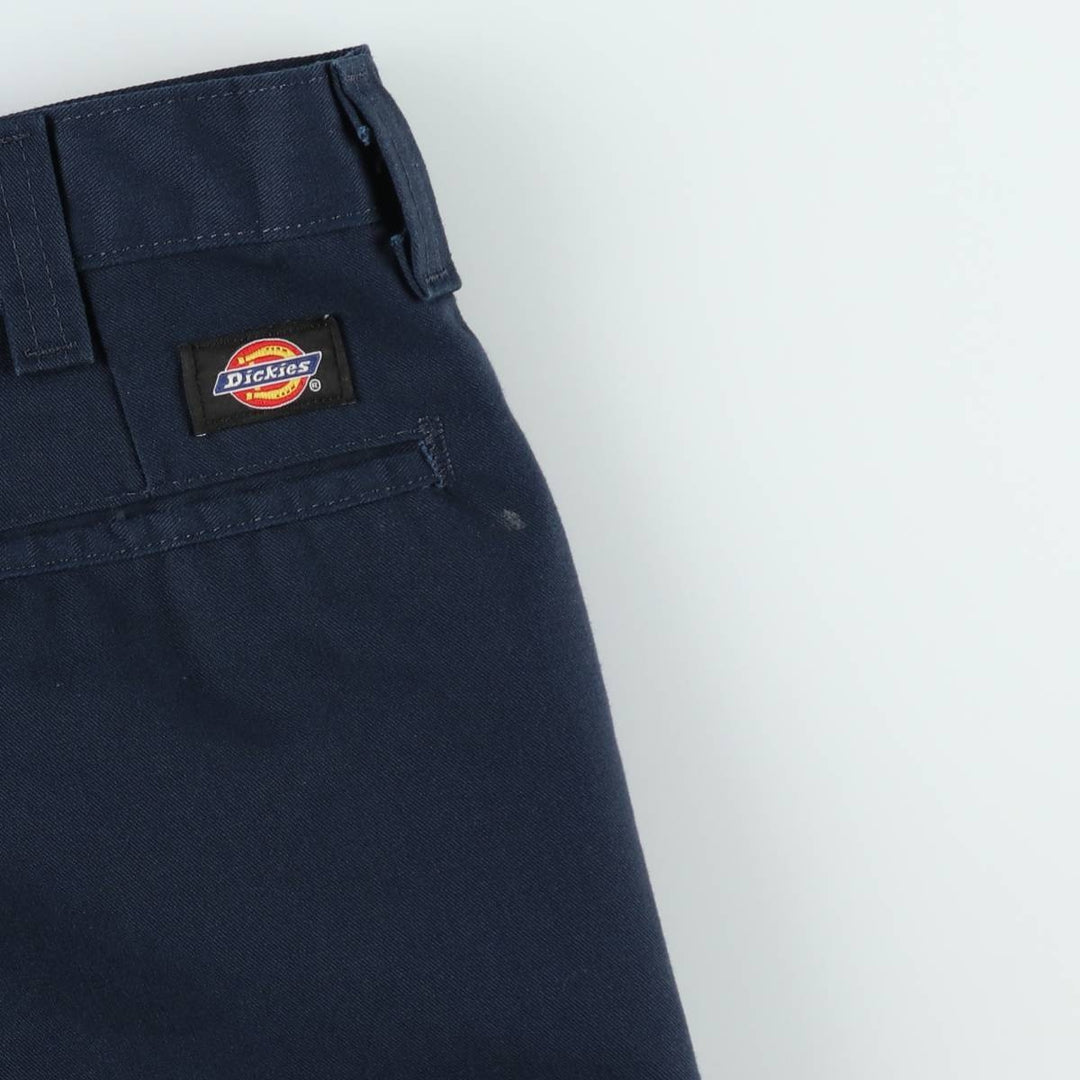 Dickies Regular Work Shorts, Men's W34 (approx.) polyester navy blue type Vintage Second Hand