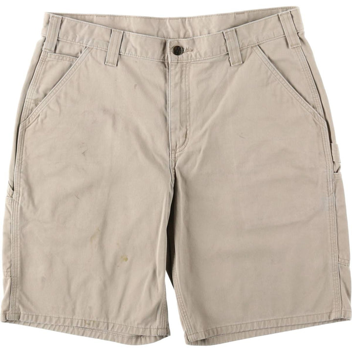 Carhartt Relaxed Fit Painter Shorts, Men's W36 (approx.) cotton Beige type Vintage Second Hand