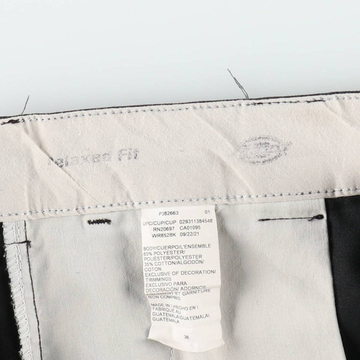 Dickies FLEX Relaxed Fit Work Shorts (Men's W37 equivalent) polyester black type Vintage Second Hand