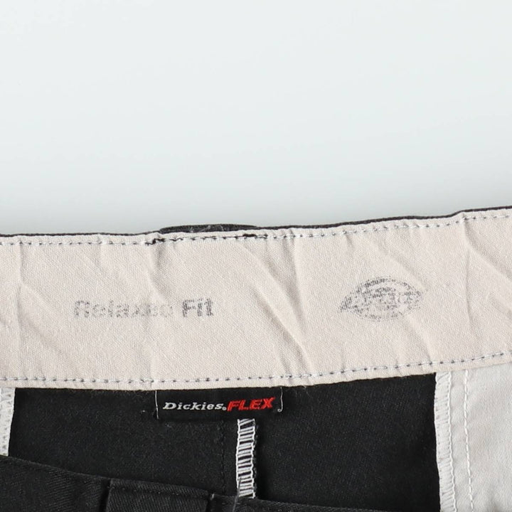 Dickies FLEX Relaxed Fit Work Shorts (Men's W37 equivalent) polyester black type Vintage Second Hand