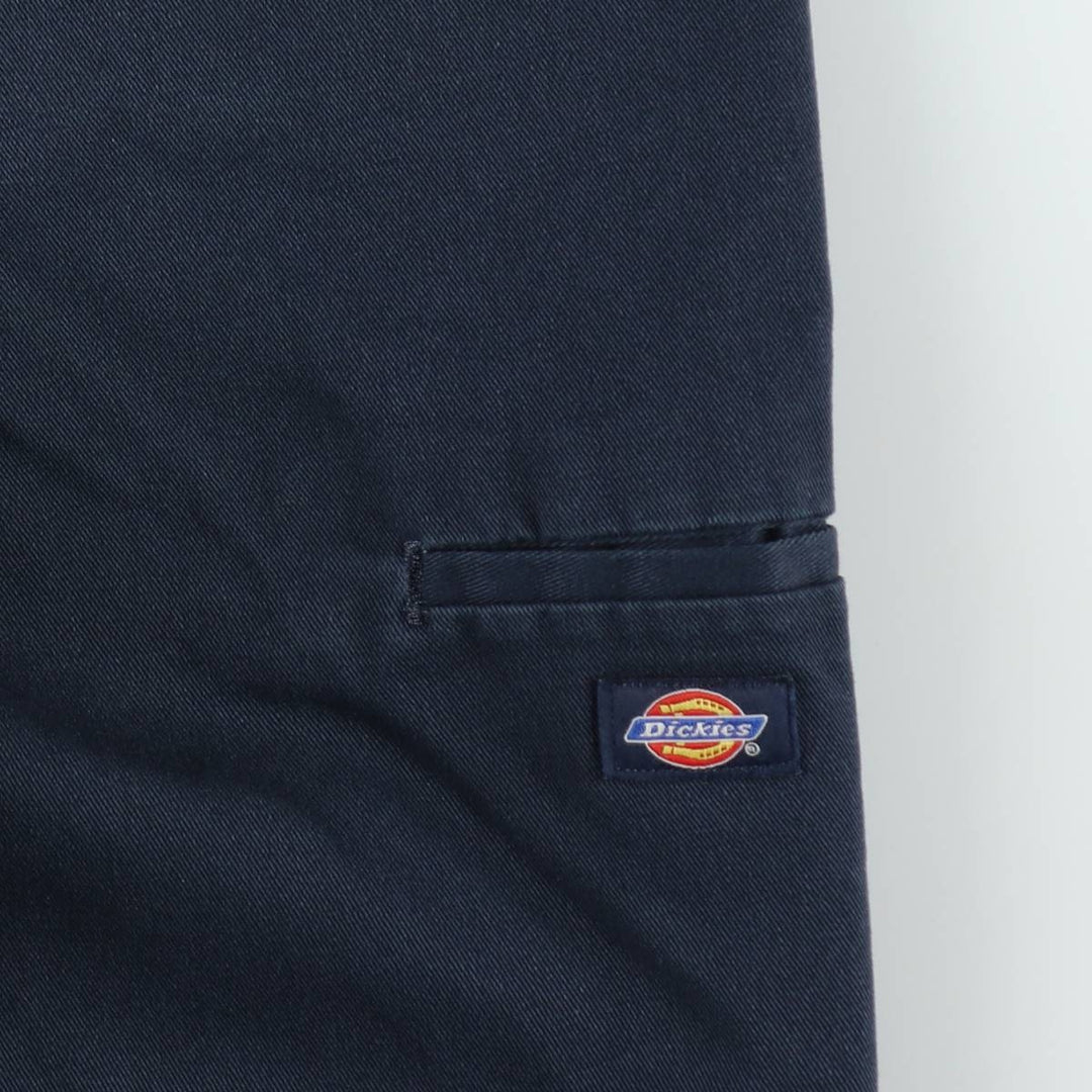 Dickies Loose Fit Work Shorts, Half Pants, Men's, W31 equivalent polyester navy blue type Vintage Second Hand
