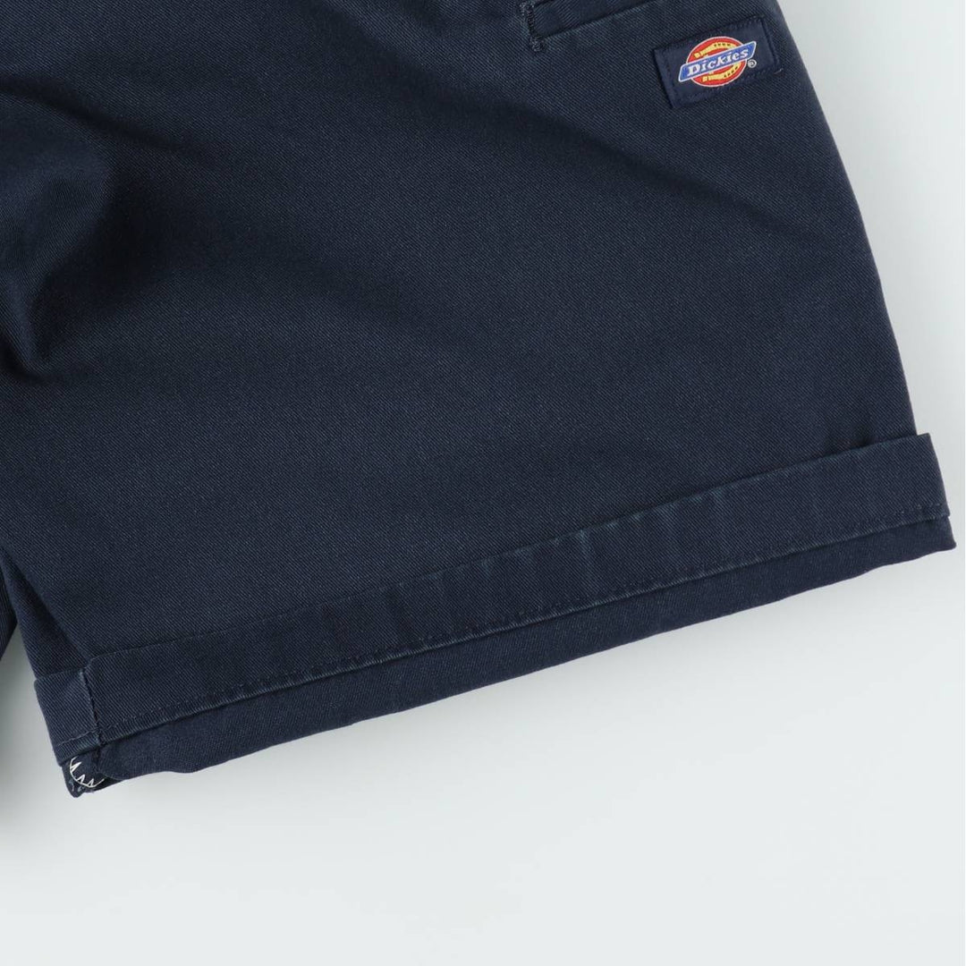 Dickies Loose Fit Work Shorts, Half Pants, Men's, W31 equivalent polyester navy blue type Vintage Second Hand