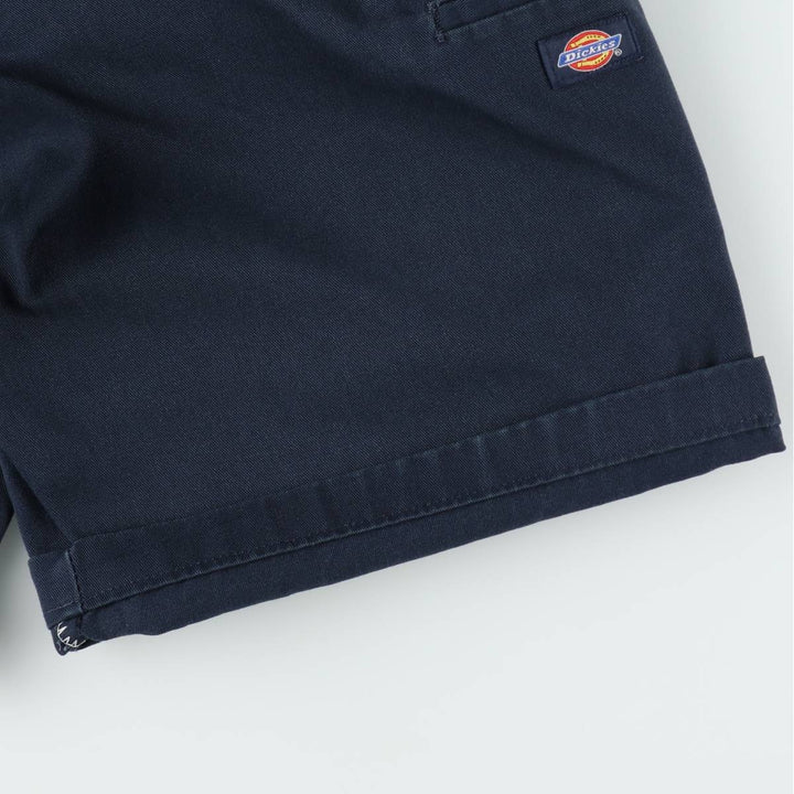 Dickies Loose Fit Work Shorts, Half Pants, Men's, W31 equivalent polyester navy blue type Vintage Second Hand