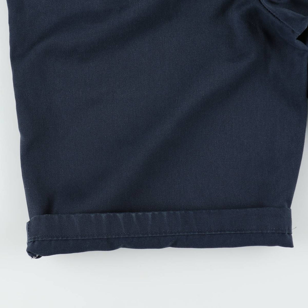 Dickies Loose Fit Work Shorts, Half Pants, Men's, W31 equivalent polyester navy blue type Vintage Second Hand