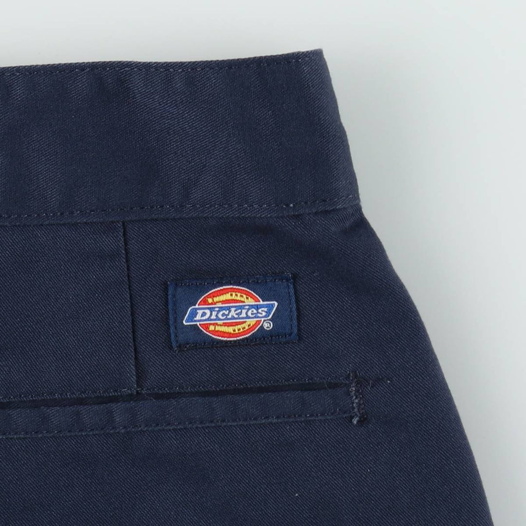 Dickies Work Shorts Shorts Men's W34 equivalent polyester navy blue type Vintage Second Hand