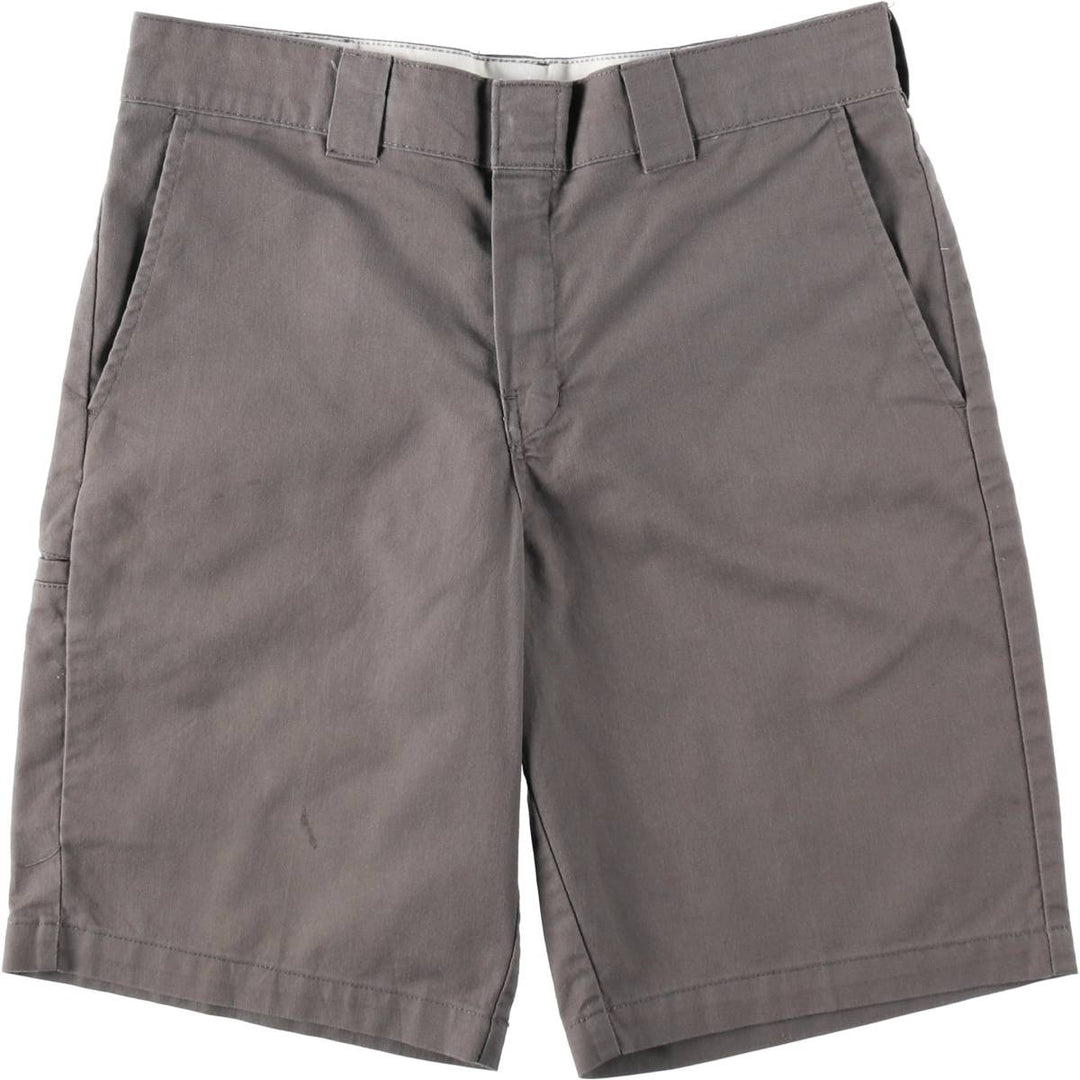 Dickies Relaxed Fit Work Shorts, Half Pants, Men's, W34 equivalent polyester gray type Vintage Second Hand