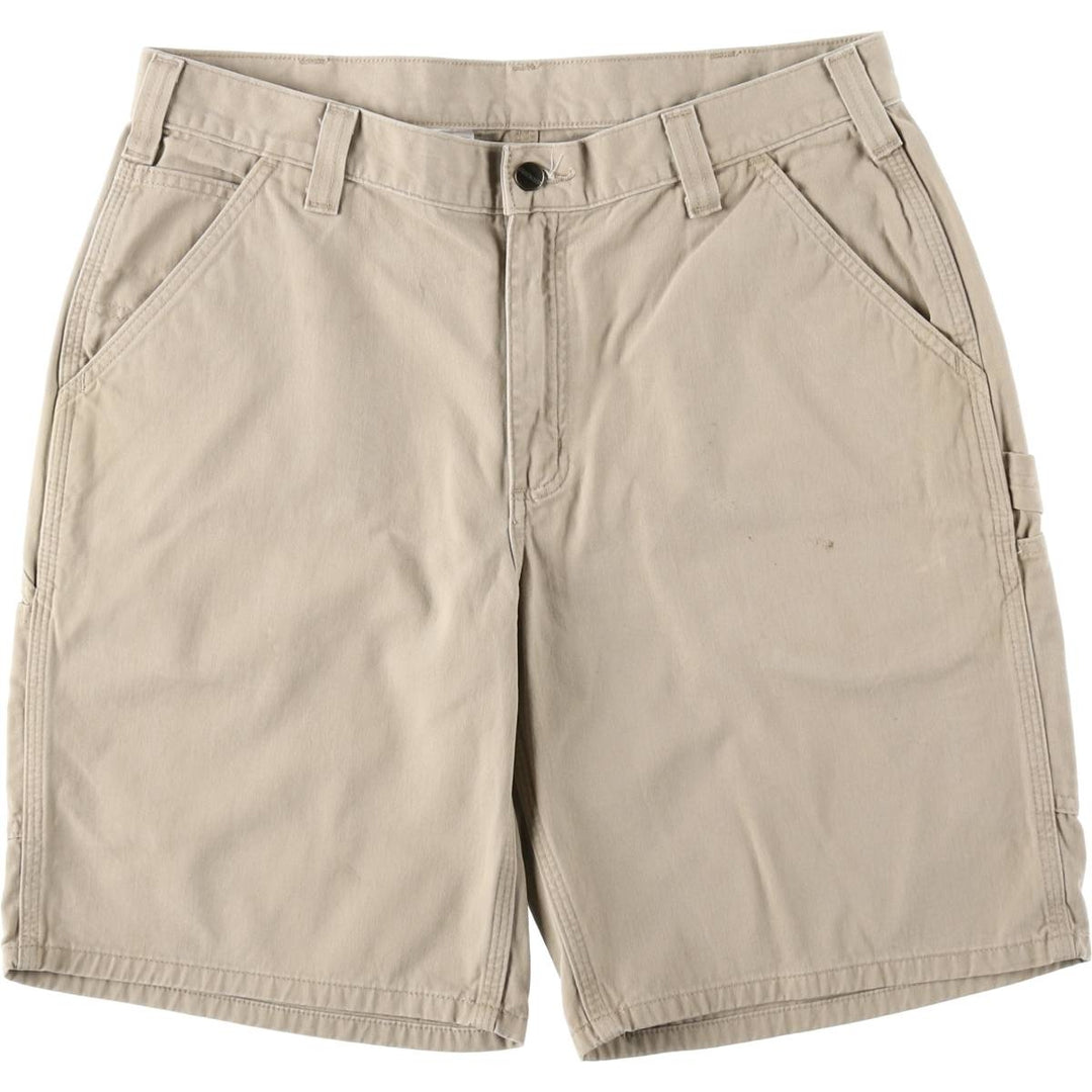 Carhartt Relaxed Fit Painter Shorts, Men's W35 (approx.) cotton Beige type Vintage Second Hand