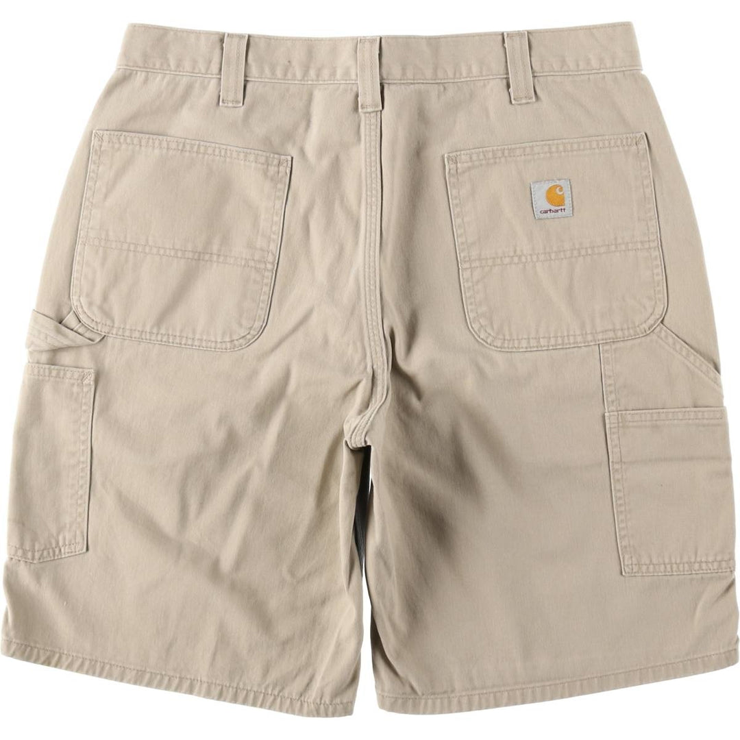 Carhartt Relaxed Fit Painter Shorts, Men's W35 (approx.) cotton Beige type Vintage Second Hand
