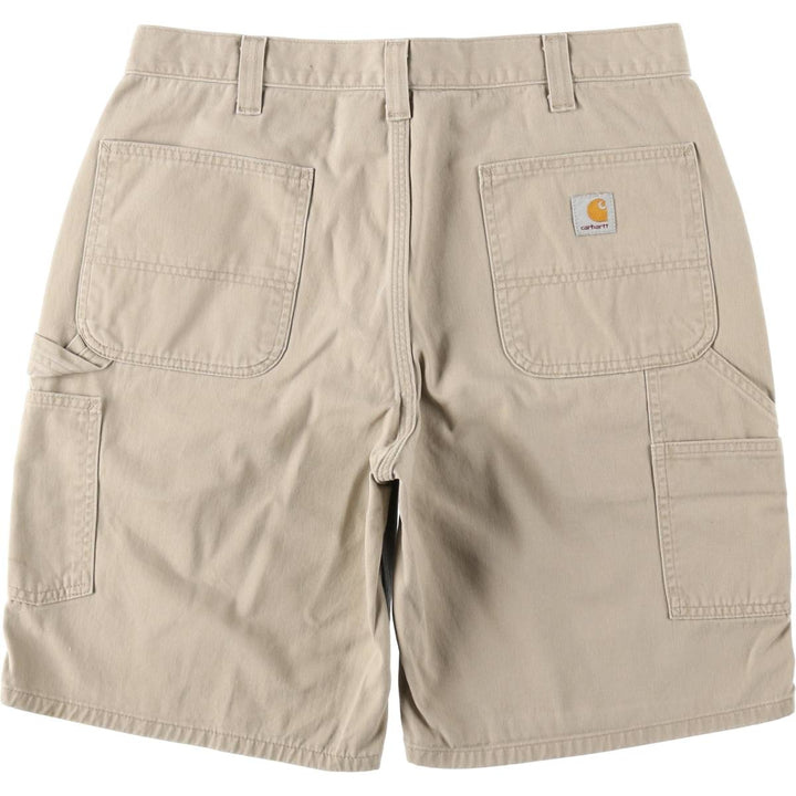 Carhartt Relaxed Fit Painter Shorts, Men's W35 (approx.) cotton Beige type Vintage Second Hand