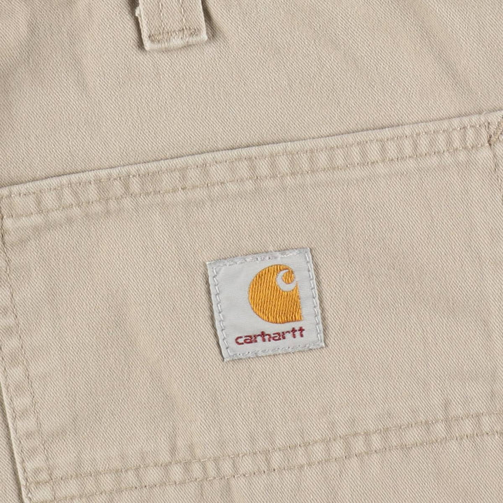 Carhartt Relaxed Fit Painter Shorts, Men's W35 (approx.) cotton Beige type Vintage Second Hand