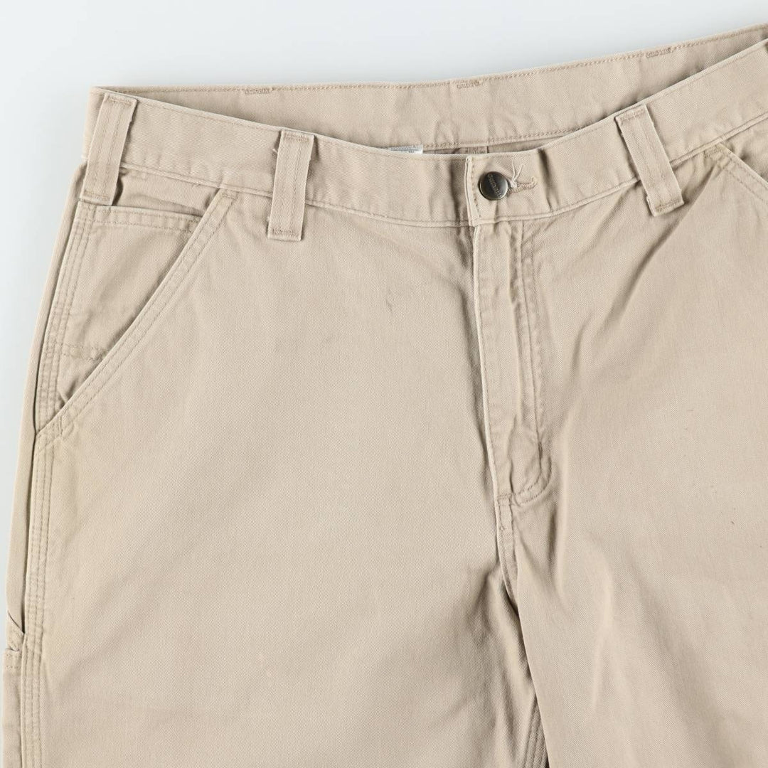 Carhartt Relaxed Fit Painter Shorts, Men's W35 (approx.) cotton Beige type Vintage Second Hand